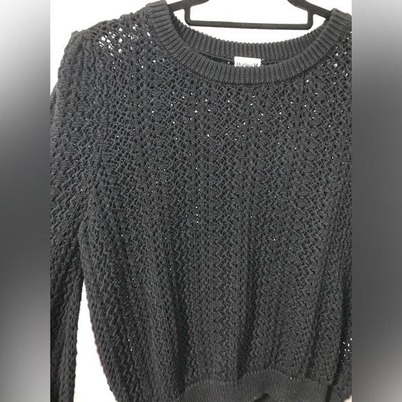 Hurley Black Knit Sweater Size Small - Picture 2 of 6